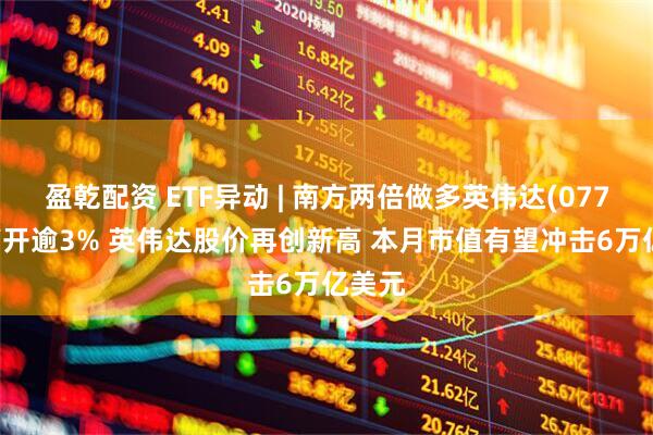 盈乾配资 ETF异动 | 南方两倍做多英伟达(07788)高开逾3% 英伟达股价再创新高 本月市值有望冲击6万亿美元